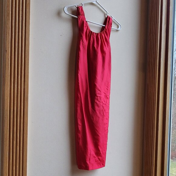 Banana Republic Fuchsia Criss Cross Back Sleeveless Shift Dress Size XS - Picture 4 of 16
